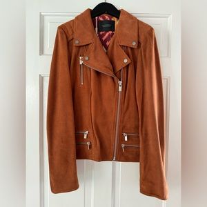 Maison Scotch by Scotch and Soda soft suede jacket xs